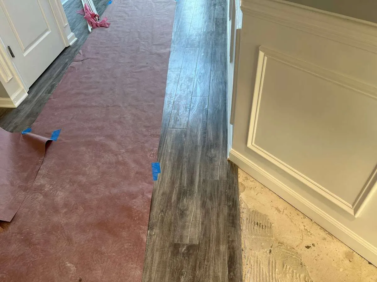 Completed marble shower restoration in Morgan City